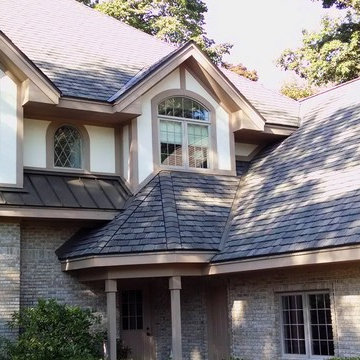 Standing Seam Metal Accent Roofs