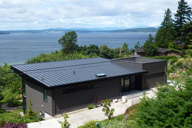 Standing seam metal roof, West Seattle