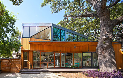 Houzz Tour: Tree Respect Drives a Dynamic Modern Addition