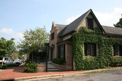 Example of an arts and crafts exterior home design in Birmingham
