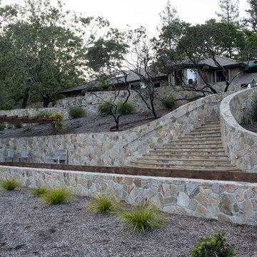 Stone and retaining walls