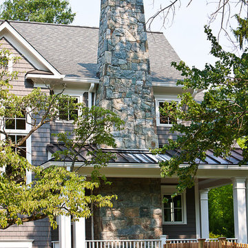 Stone Chimney Arts & Crafts Home