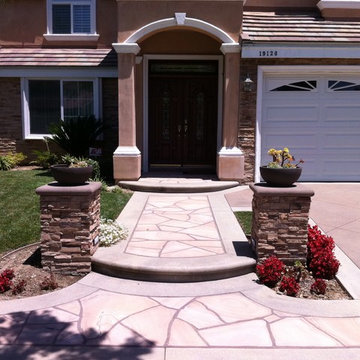 Stone Exterior and Hardscaping