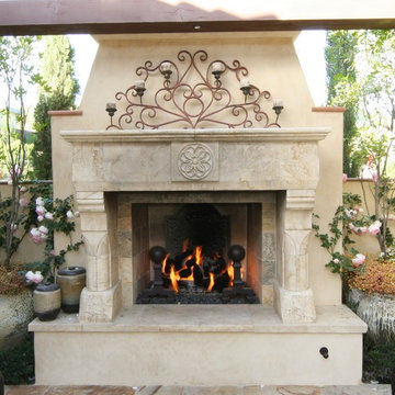 Stone Fireplace Mantels