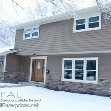Stone Siding & Vinyl Siding with Energy Star Windows in Naperville