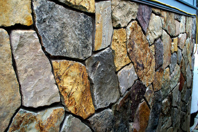 Stone veneer by Quality Concrete & Masonry in Lovetsville VA