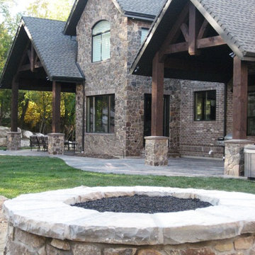 Stone work exterior