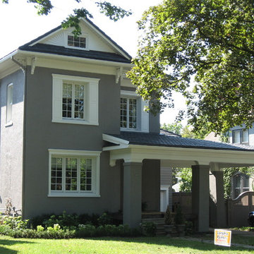 Stucco exterior repaint - Kitchener, Ontario