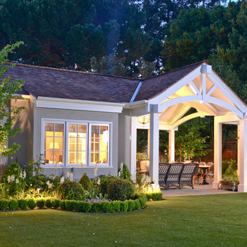 Stucco Tudor Cottage