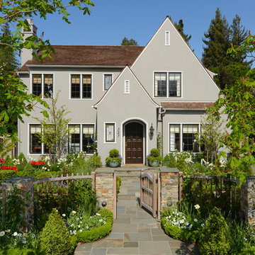 Stucco Tudor Cottage