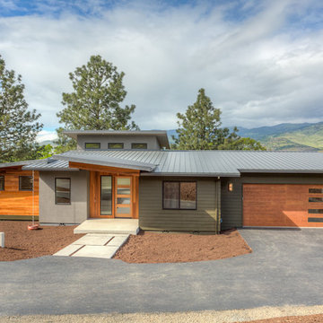 Stunning New Northwest Modern Front Elevation