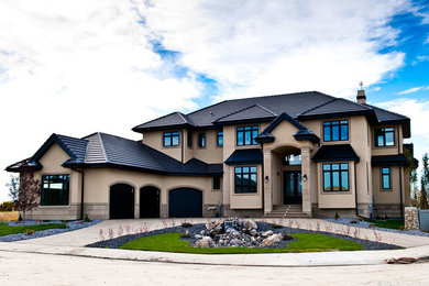 Elegant exterior home photo in Calgary