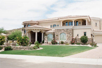 Tuscan exterior home photo in Phoenix