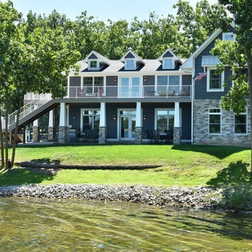 Sun Valley Lake, IA - Lake House Addition & Remodel - Eclectic