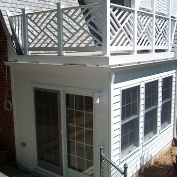 Sunroom Addition w/ Roof-top Deck in Silver Spring, MD