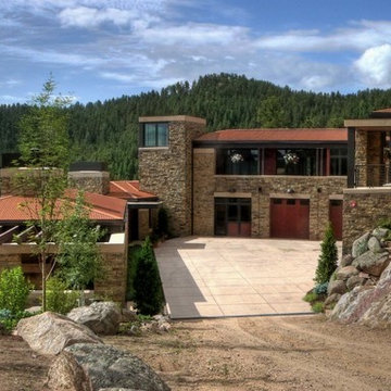 Sunshine Canyon Green Home Ponderoski Estates Boulder, Colorado