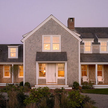 Surfside - Shingle Exterior & Porch -  Custom Home - Nantucket, MA