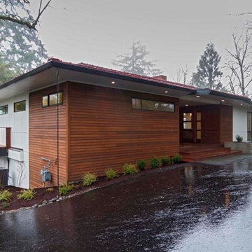 SW Portland Midcentury Modern Remodel by H. Hudson Homes