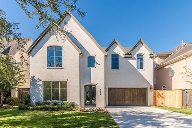 Transitional exterior home photo in Houston