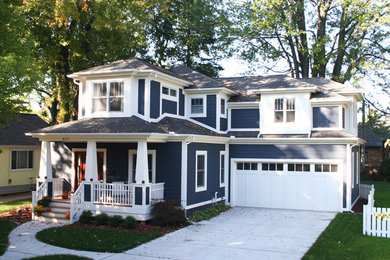 Inspiration for a timeless exterior home remodel in Detroit