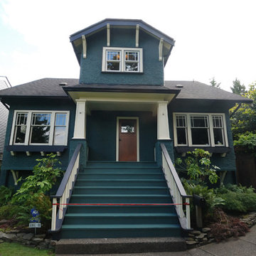 Teal Craftsman Exterior Painting Project