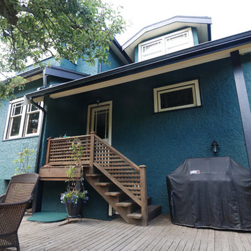 Teal Craftsman Exterior Painting Project