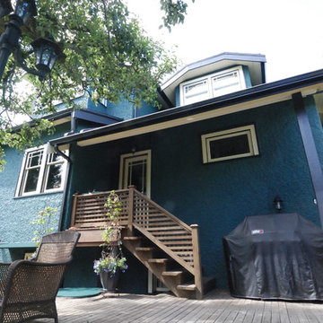 Teal Craftsman Exterior Painting Project