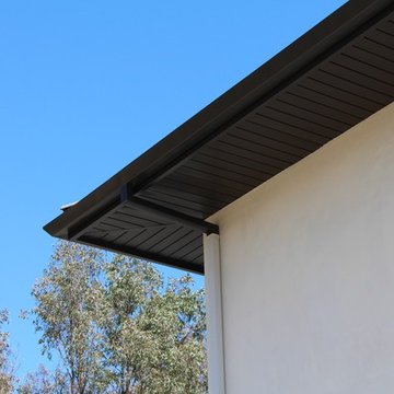 Temecula Ca. Soffit, Fascia, Gutters, Downspouts, Beam Cap, After Stucco