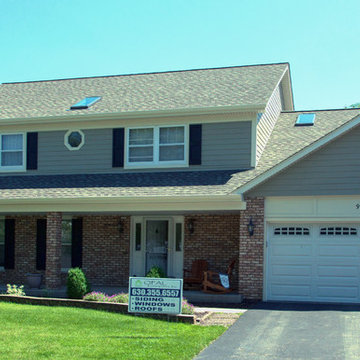 Terrific Taupe! A home with James Hardie Monterey Taupe siding & GAF roof