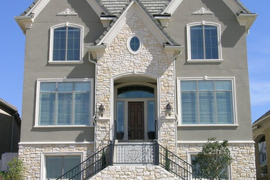 Inspiration for a house exterior in Dallas.
