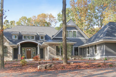 Transitional exterior home photo in Grand Rapids
