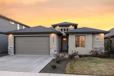 Example of a classic exterior home design in Boise