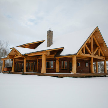 The Alberta Ranch Post & Beam Design