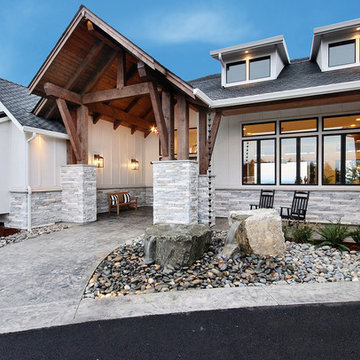 The Aurora : 2019 Clark County Parade of Homes : Modern Farmhouse Exterior