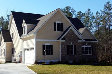 This is an example of a traditional house exterior in Richmond.