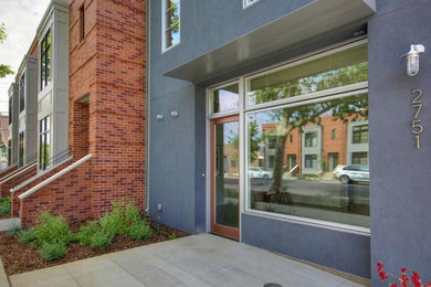 Example of a minimalist exterior home design in Sacramento