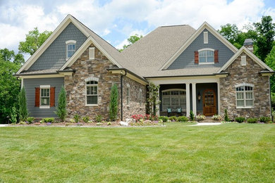 Arts and crafts exterior home photo in Other