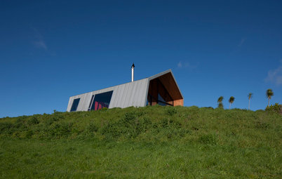An Inspired Origami-Style House in Rural New Zealand