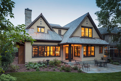 Example of an exterior home design in Minneapolis