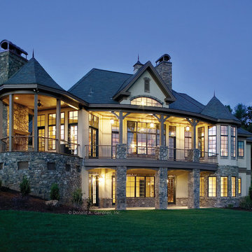 The Hollowcrest Plan #5019: Rear Exterior