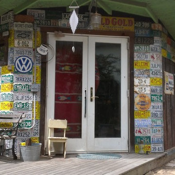 The licence plate house