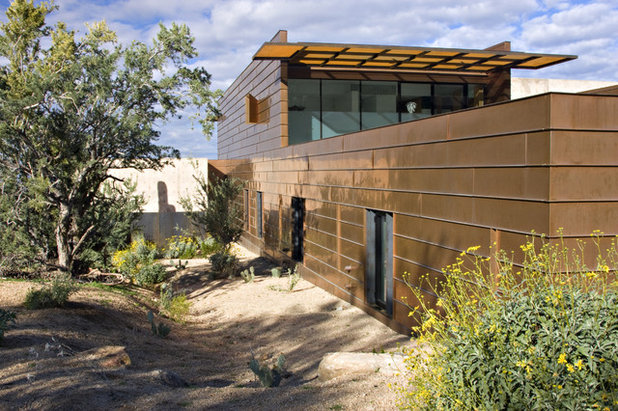 Contemporary Exterior by the construction zone, ltd.