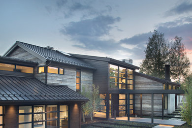 Huge minimalist exterior home photo in Denver