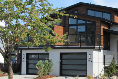 Trendy exterior home photo in Vancouver