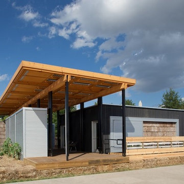 The Solar Homestead - Bark House Shingle Siding