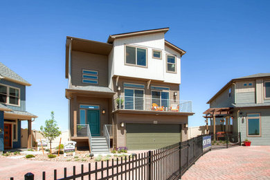 Design ideas for a house exterior in Denver.