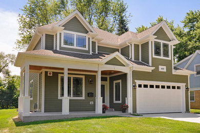 Transitional exterior home photo in Chicago