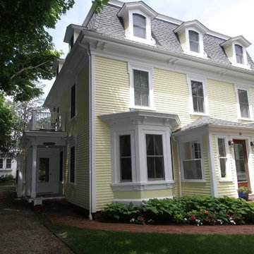 This beautiful mansard home was fully restored and renovated.