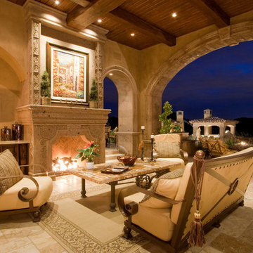 Italian Villa Outdoor Living Room
