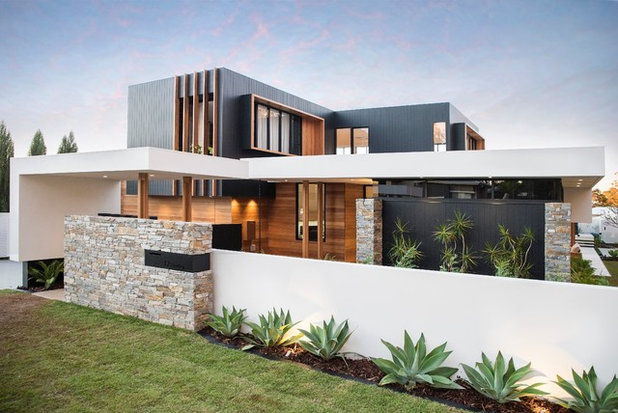 Contemporary Exterior by Mark Winter Constructions